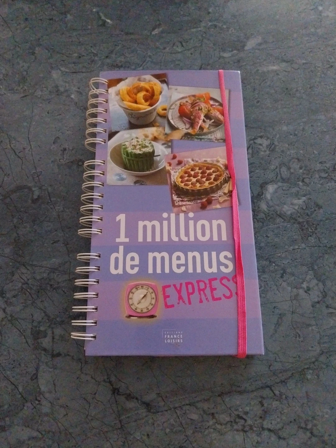 Livre de recettes "1 millions de menus express"